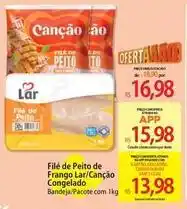 Atacadão Canção - filé de peito de frango congelado oferta