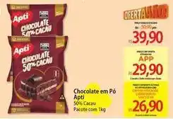 Atacadão Apti - chocolate em pó oferta