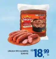DB Supermercados Seara - linguica tipo calabresa oferta