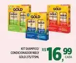 DB Supermercados Niely - kit shampoo/condicionador gold oferta