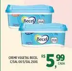 DB Supermercados Becel - creme vegetal c/sal ou s/sal oferta