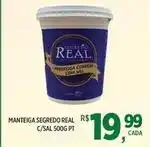 DB Supermercados Real - manteiga segredo real c/sal oferta