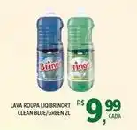 DB Supermercados Brinort - lava roupa liq clean blue/green oferta