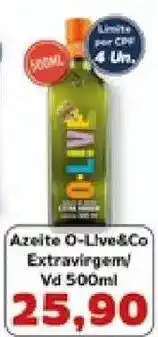 Supermercados Tauste Azeite o-live&co extravirgem oferta