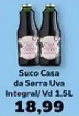 Supermercados Tauste Suco Casa da Serra Uva Integral oferta