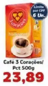 Supermercados Tauste Café 3 Corações oferta