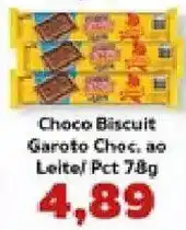 Supermercados Tauste Choco Biscuit Garoto Choc. ao Leite oferta