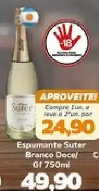Supermercados Tauste Espumante Suter Branco Doce oferta