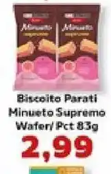 Supermercados Tauste Biscoito parati minueto supremo wafer oferta