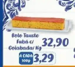 Supermercados Tauste Bolo Tausse Fubá c/ Goiabada oferta