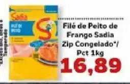 Supermercados Tauste Filé de Peito de Frango Sadia oferta
