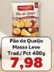 Supermercados Tauste Pão de Queijo Massa Leve oferta