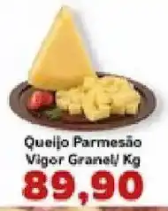 Supermercados Tauste Queijo Parmesão Vigor Granel oferta