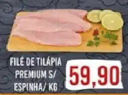 Supermercados Tauste file de tilapia premium s/ espinha oferta