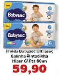 Supermercados Tauste Fralda babysec ultrasec galinha pintadinha oferta