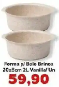 Supermercados Tauste Forma p/ Bolo Brinox oferta