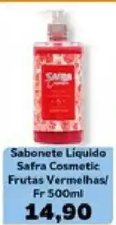 Supermercados Tauste Sabonete Liquido Safra Cosmetic Frutas Vermelhas oferta