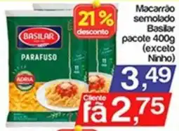 Supermercados Gricki Macarrão semolado Basilar oferta