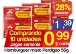Supermercados Gricki Hambúrguer misto Perdigão oferta