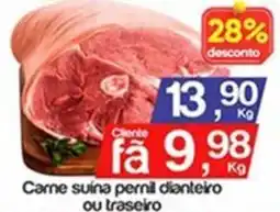Supermercados Gricki Carne suína pernil dianteiro ou traseiro oferta