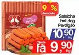 Supermercados Gricki Salsicha hot dog Perdigão oferta