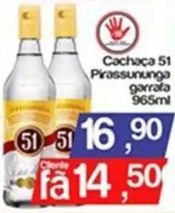 Supermercados Gricki Cachaça 51 Pirassununga oferta