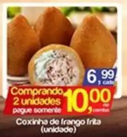 Supermercados Gricki Coxinha de frango frita oferta