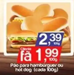 Supermercados Gricki Pão para hambúrguer ou hot dog oferta