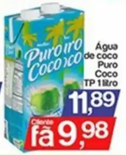 Supermercados Gricki Água de coco puro coco oferta