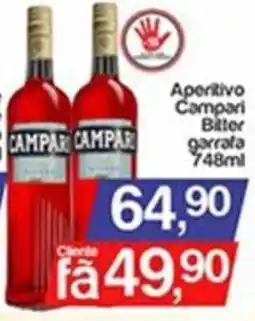 Supermercados Gricki Aperitivo Campari Bitter garrafa oferta
