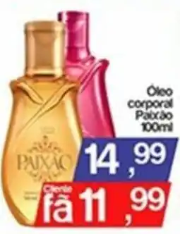 Supermercados Gricki Óleo corporal paixão oferta