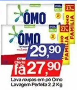 Supermercados Gricki Lava roupas em pó Omo oferta