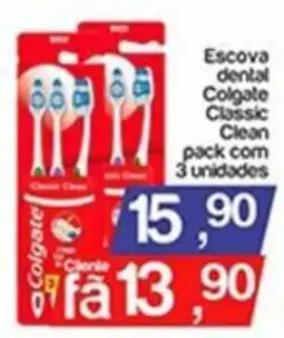 Supermercados Gricki Escova dental colgate classic clean oferta