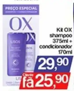 Supermercados Gricki Kit ox shampoo + condicionador oferta