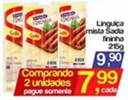 Supermercados Gricki Linguiça mista Sodia fininha oferta