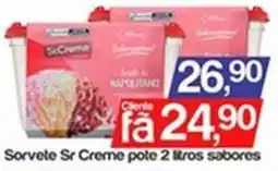 Supermercados Gricki Sorvete sr creme oferta