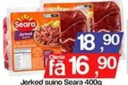 Supermercados Gricki Jerked suíno seara oferta