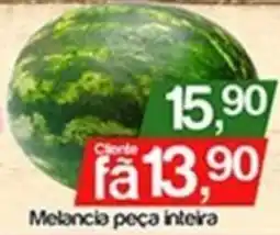 Supermercados Gricki Melancia peça inteira oferta