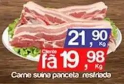 Supermercados Gricki Carne suína panceta resfriada oferta