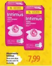 Atacadão Intimus - absorvente oferta