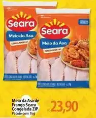 Atacadão Seara - meio da asa de frango congelada oferta