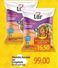 Atacadão Lar - filezinho sassami congelado oferta
