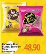 Atacadão Lacta - chocolate ouro branco/ sonho de valsa oferta