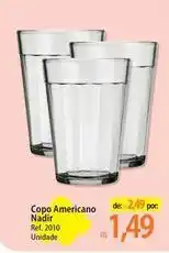 Atacadão Nadir - copo americano oferta