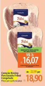 Atacadão Friboi - coração bovino porcionado oferta