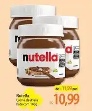 Atacadão Nutella - creme de avelã pote com 140g oferta