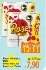 Atacadão Leve - papel higiênico rose oferta