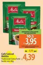 Atacadão Melitta - café solúvel oferta