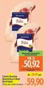 Atacadão Bovina - carne bovina maminha friboi resfriada oferta