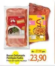 Atacadão Prezato sadia - bacon defumado oferta